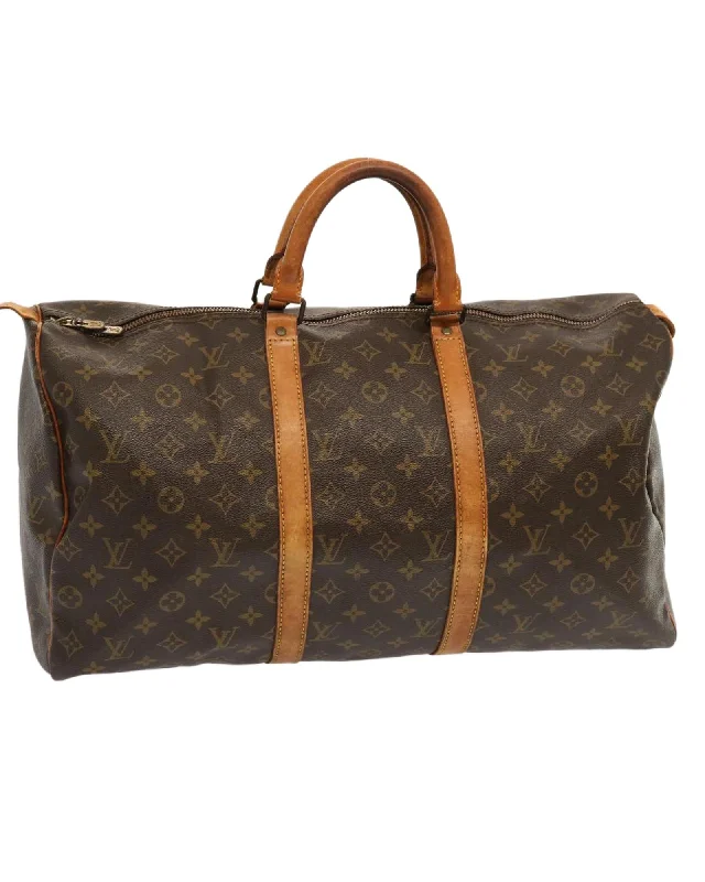 Premium Handbags At Budget-Friendly PricesExclusive Designer Style Deals LOUIS VUITTON Keepall 55 Travel Duffle Bag Brown Monogram Canvas Premium Handbags At Budget-Friendly PricesExclusive Designer Style Deals LOUIS VUITTON Keepall 55 Travel Duffle Bag Brown Monogram Canvas