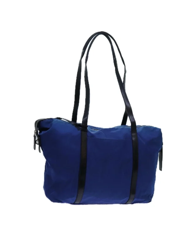 Trendy And Classic Bags Now At Unbeatable DiscountsContemporary Casual Deals PRADA Travel Tote Bag Blue Trendy And Classic Bags Now At Unbeatable DiscountsContemporary Casual Deals PRADA Travel Tote Bag Blue