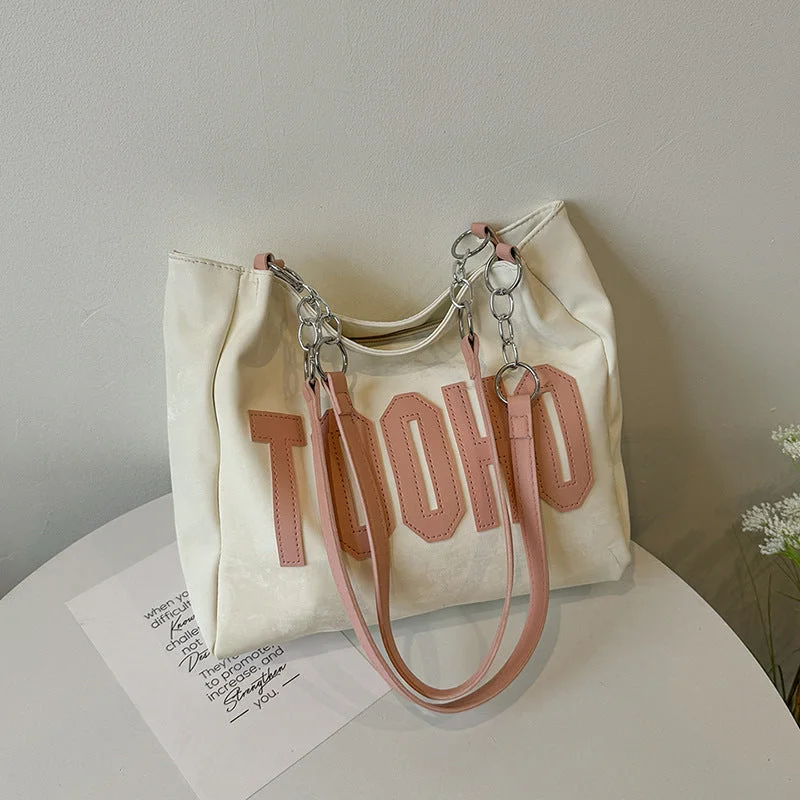 Fashionable Handbags At Must-Have PricesHalloween-Themed Wholesale Large Capacity Fashion Textured One Shoulder Underarm Letter Bag Fashionable Handbags At Must-Have PricesHalloween-Themed Wholesale Large Capacity Fashion Textured One Shoulder Underarm Letter Bag