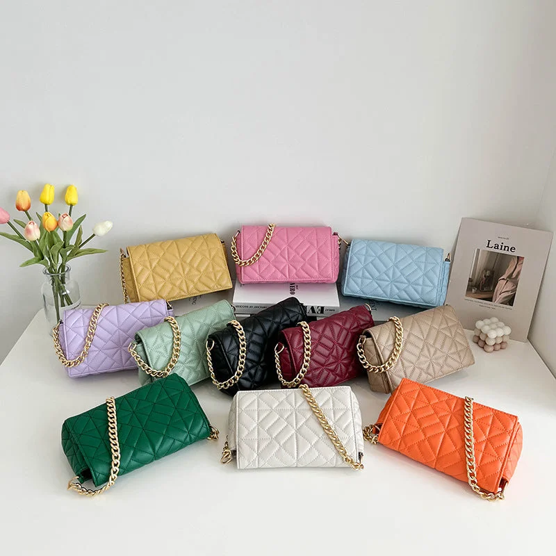 Trendy & Timeless Bags, Now On SaleTrend Leading Collection Wholesale Diamond Solid Color Vintage Embroidery Chain Shoulder Small Square Bag Trendy & Timeless Bags, Now On SaleTrend Leading Collection Wholesale Diamond Solid Color Vintage Embroidery Chain Shoulder Small Square Bag