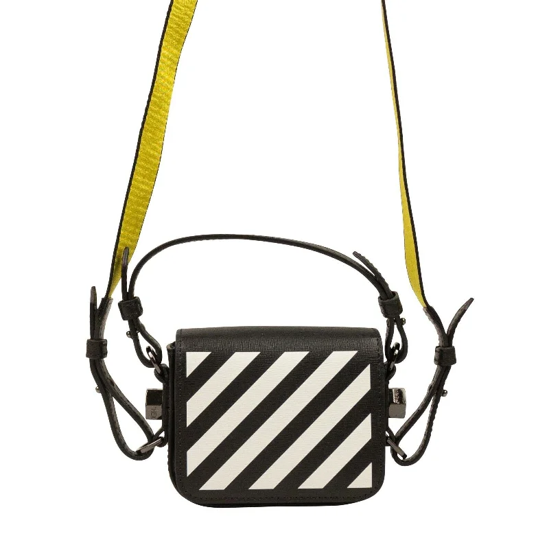 Black Diagonal Baby Flap Bag