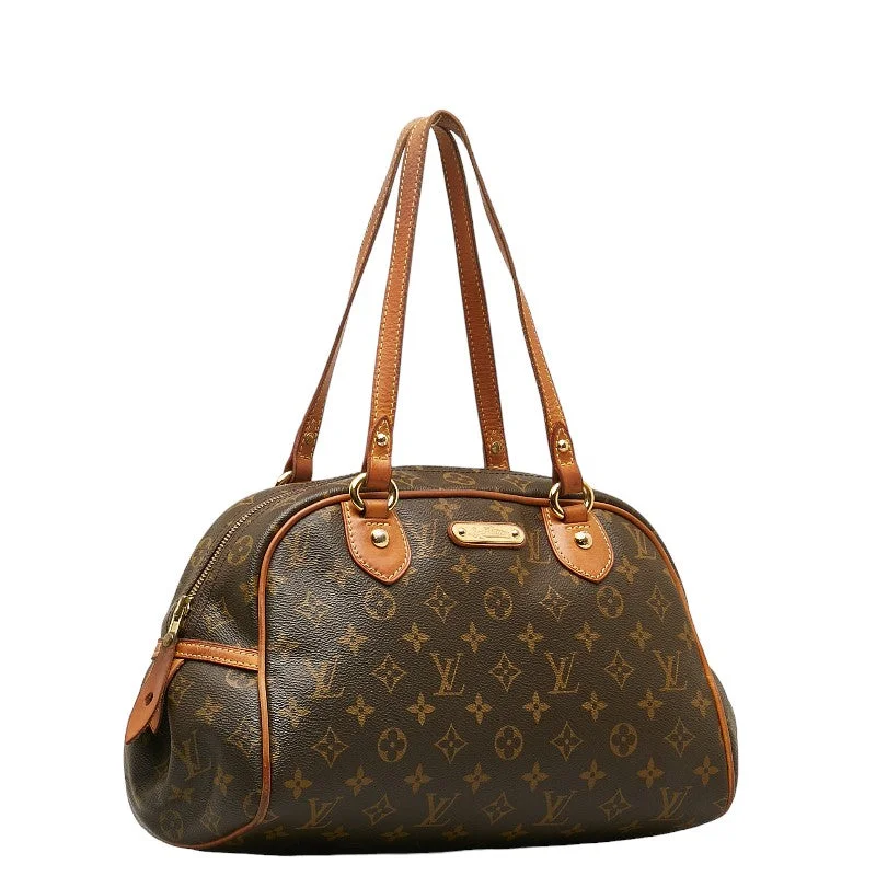 Louis Vuitton Monogram M95565 Handbag PVC/Leather Brown