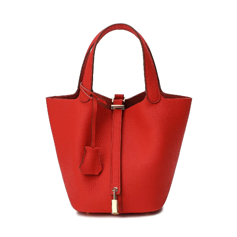 Tiffany & Fred Full-grain Leather Top-Handle Bag