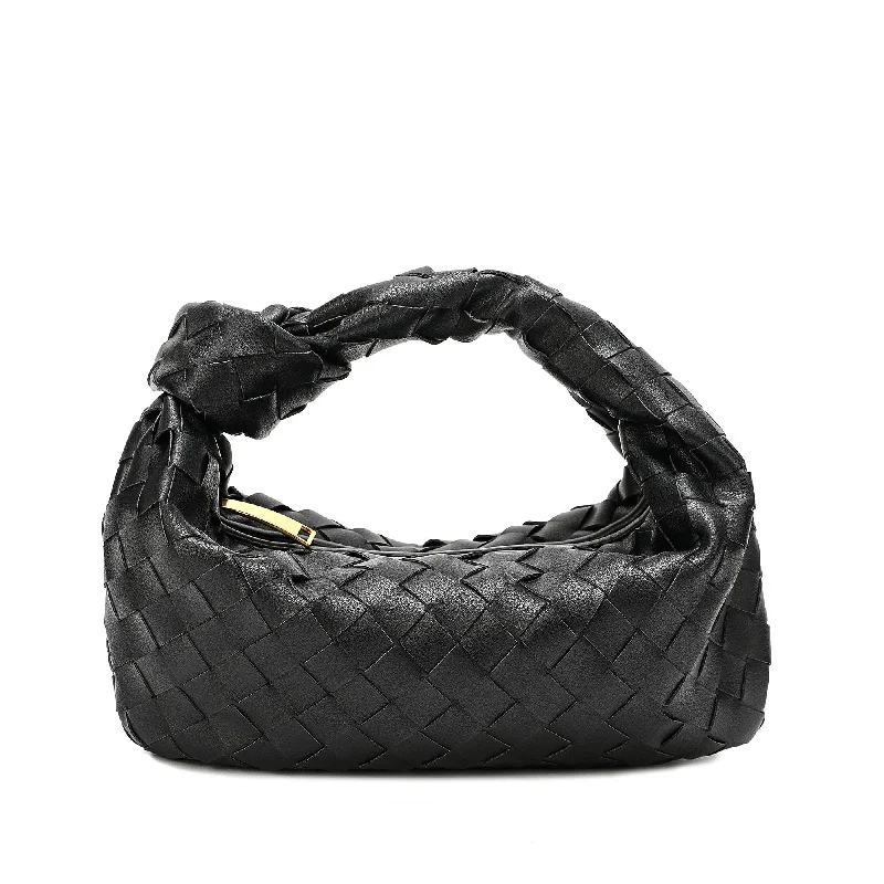 Tiffany & Fred Woven Sheepskin Knot Pouch Bag