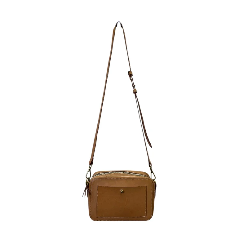 Crossbody Leather By Madewell In Tan, Size:Small