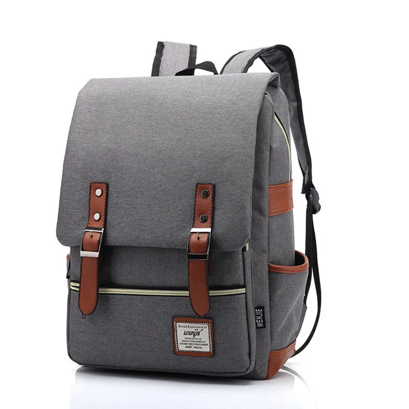 Vintage Women Canvas Backpacks For Teenage Girls School Bags Large High Quality Mochilas Escolares Fashion Men Backpack