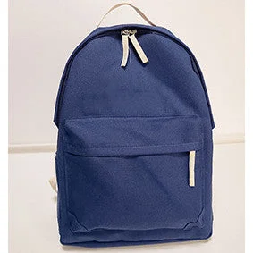 canvas Zip Navy Blue