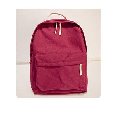 Canvas Zipper Red