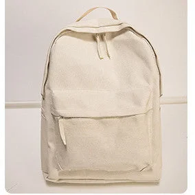 Canvas Zipper Beige