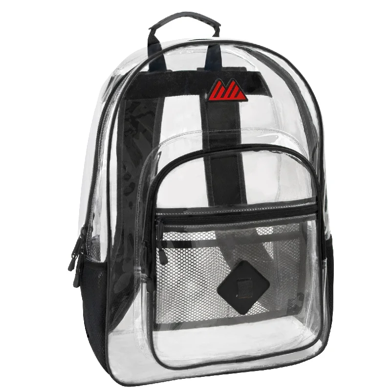 18-Inch Summit Ridge Clear Backpack - Black