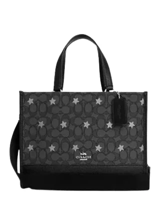 Coach Dempsey Carryall In Signature Jacquard With Star Embroidery