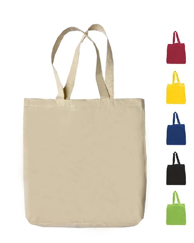 Economical 100% Cotton Tote Bags with Bottom Gusset - TG110