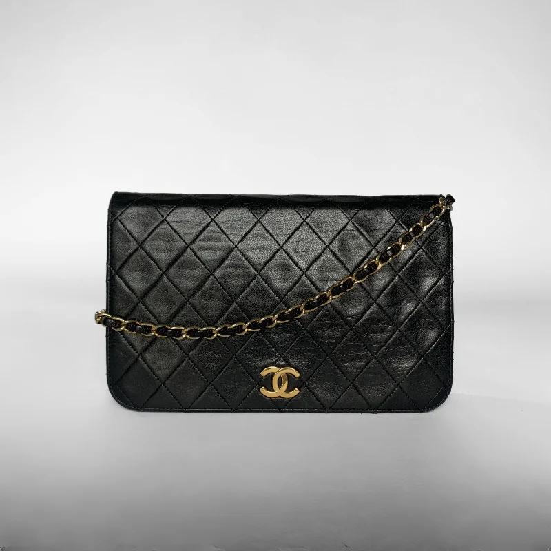 Chanel Single Flap Bag Lambskin Leather