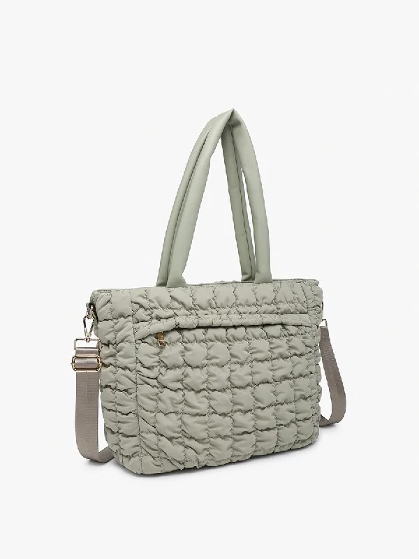 Kelly Quilted Nylon Tote