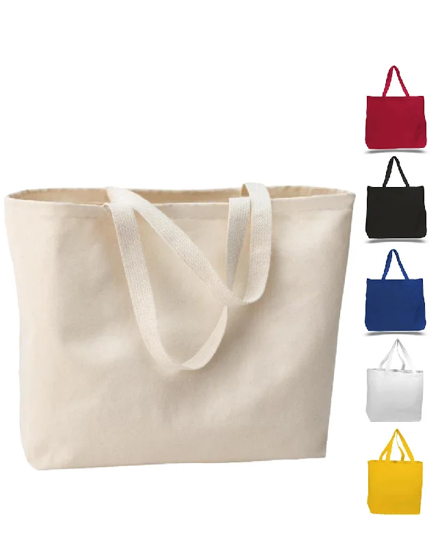 Large Canvas Wholesale Tote Bag with Long Web Handles -TG260