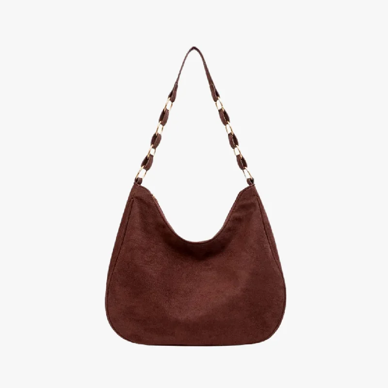 Mara Suede Shoulder Bag