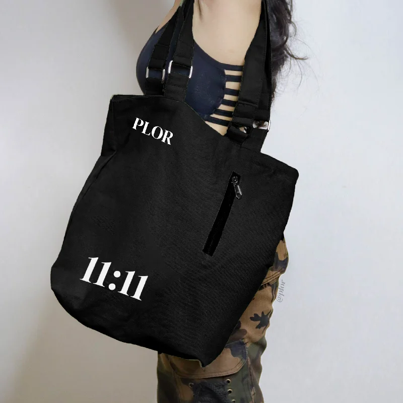 Not So Basic Black Tote Bag