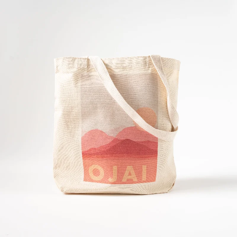 Ojai Pink Moment Canvas Tote