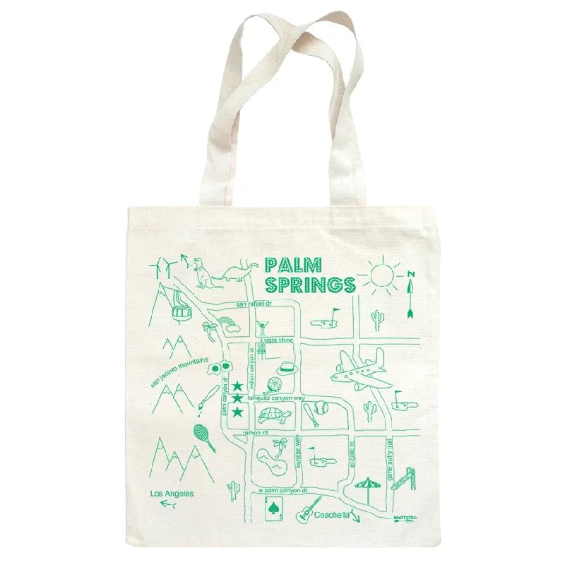 Palm Springs Map Tote