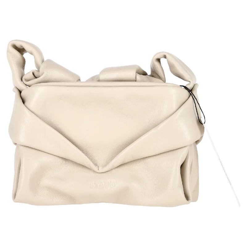 Staud Kiss Bag in White Leather