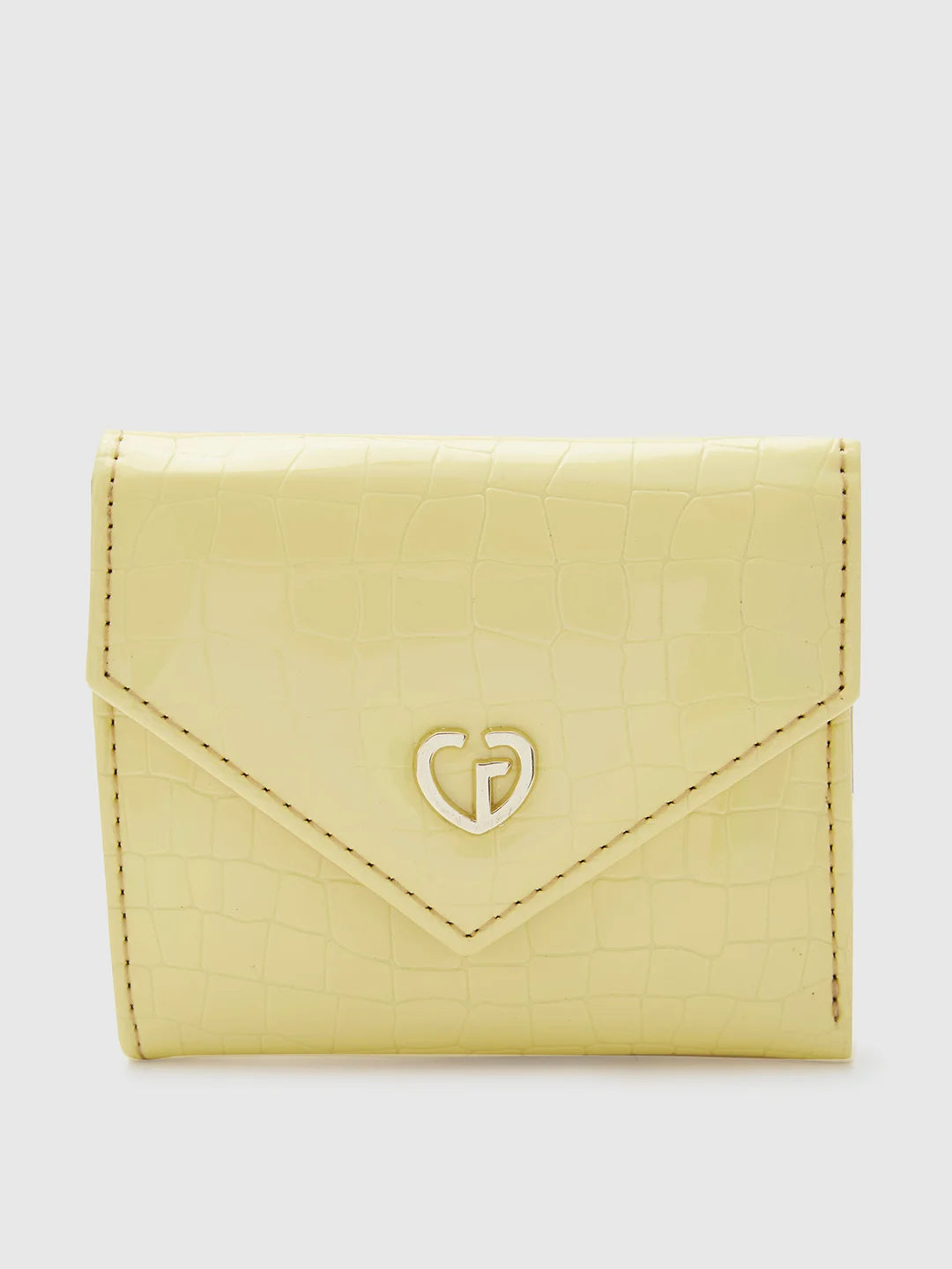 Caprese Bertha Clutch Medium Champagne Gold