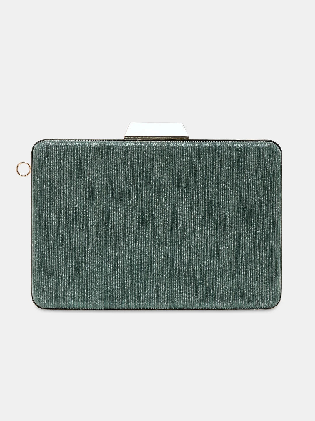 Caprese Goldy Clutch Small Green