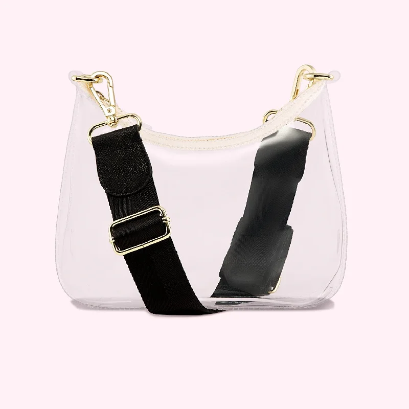 Clear Curved Crossbody Bag