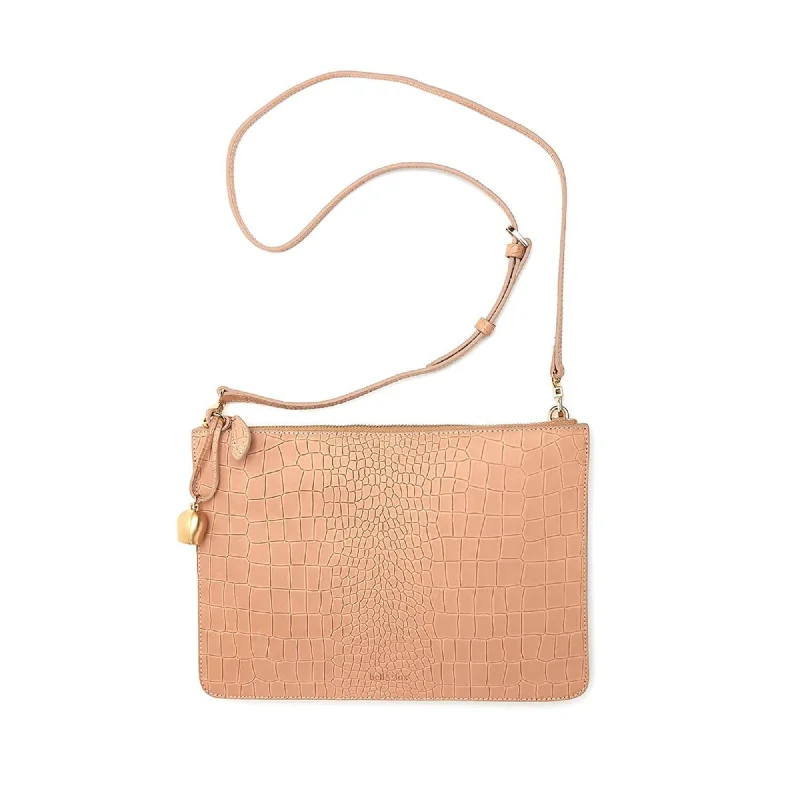 GIA Cross Body Bag / Oversize Clutch - Camel