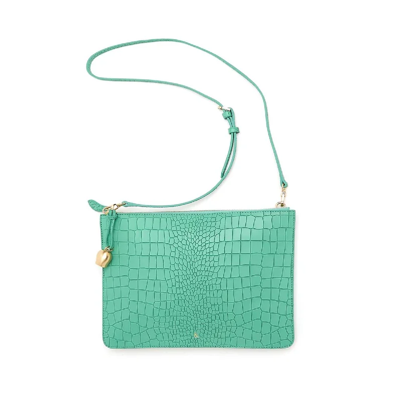 GIA Cross Body Bag / Oversize Clutch - Mint