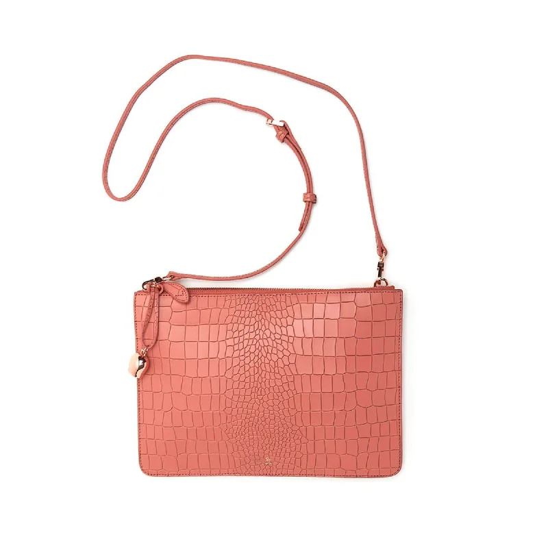 GIA Cross Body Bag / Oversize Clutch - Terracotta