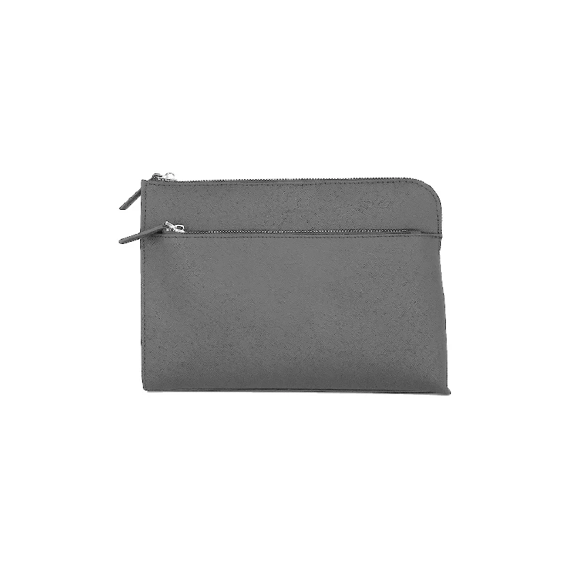 Double-Zip Clutch