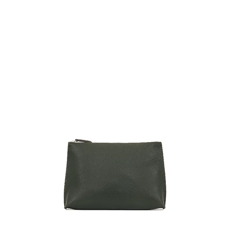 EVERYDAY POUCH JUNGLE PEBBLED CALF