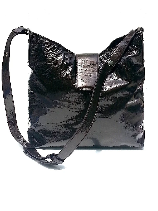 Hobo Crossbody Bag Patent Leather