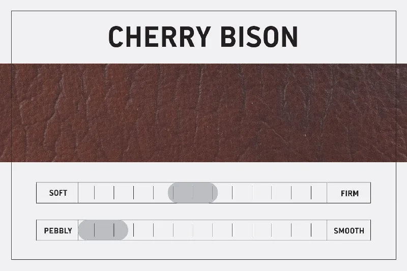 JANE LEATHER CROSSBODY - LARGE - CHERRY BISON