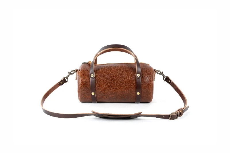 JANE LEATHER CROSSBODY - SMALL - COGNAC BISON