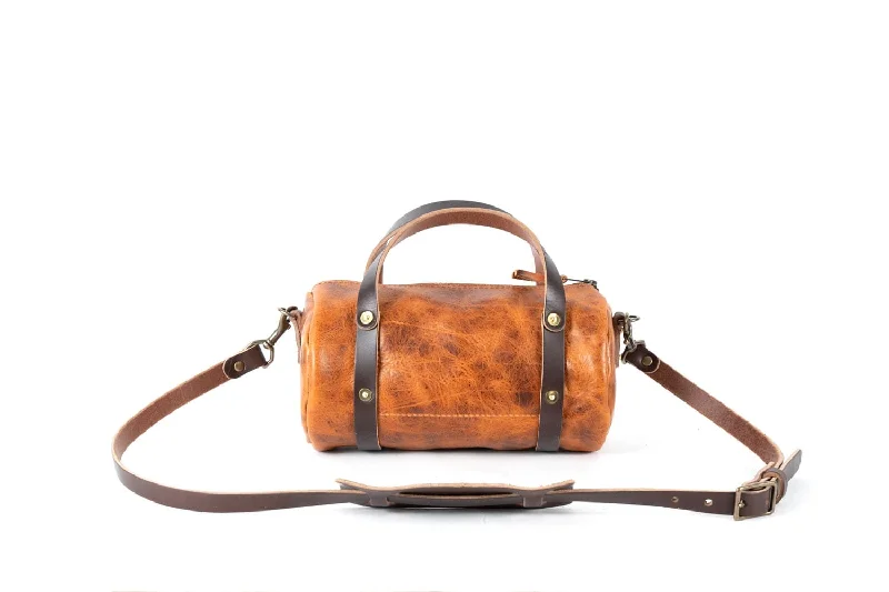 JANE LEATHER CROSSBODY - SMALL - PEANUT BISON