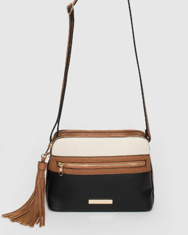 Multi Colour Zip Crossbody Bag