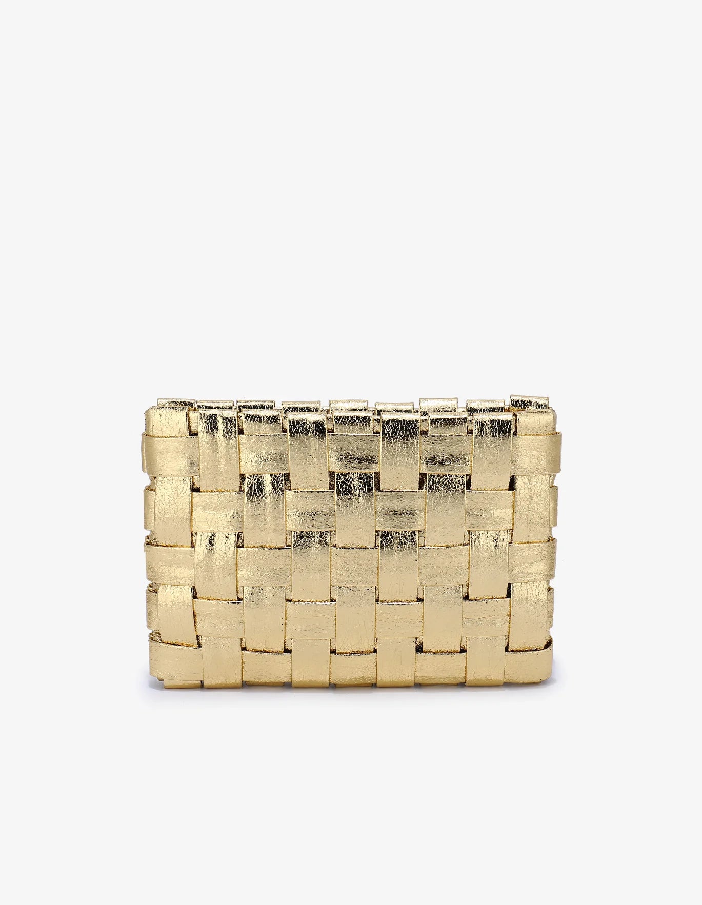 Remi and Reid Lindy Clutch/Crossbody in Gold Metallic