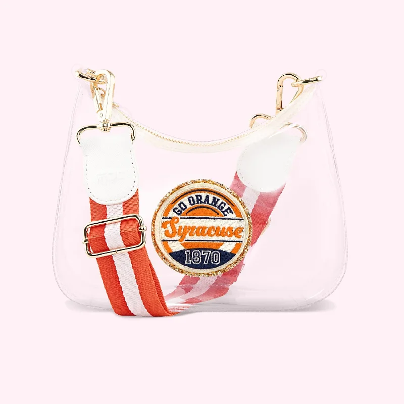 Syracuse University Clear Curved Crossbody Bag