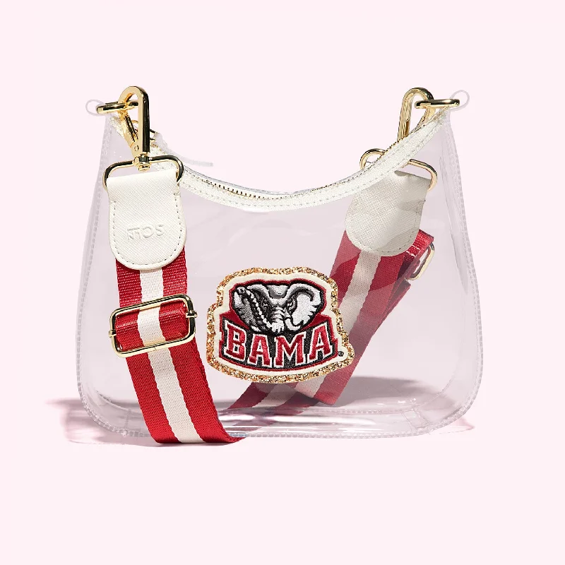 University of Alabama Clear Curved Crossbody Bag