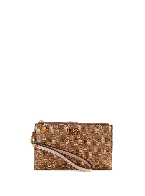 Brown Kristle Double Zip Organiser