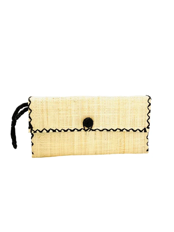 ChiChi Straw Clutch Wristlet Bag