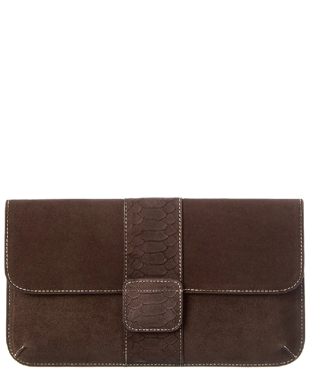 J.McLaughlin Xena Suede Clutch