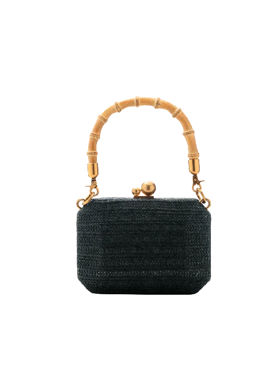 BOLSA CLUTCH PALHA BAMBU