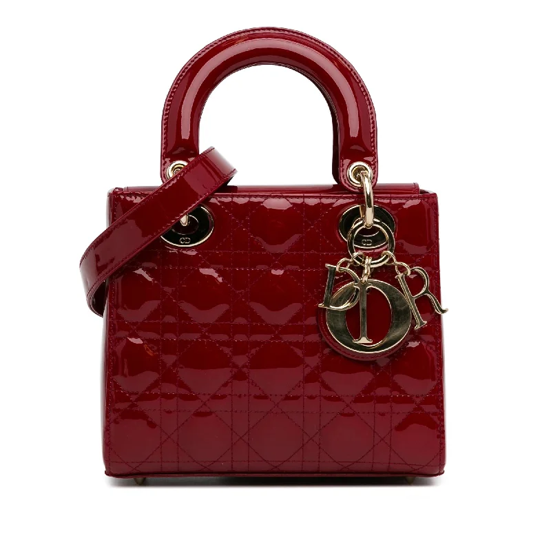 Dior Small Patent Cannage Lady Dior (SHG-PZW9FC)