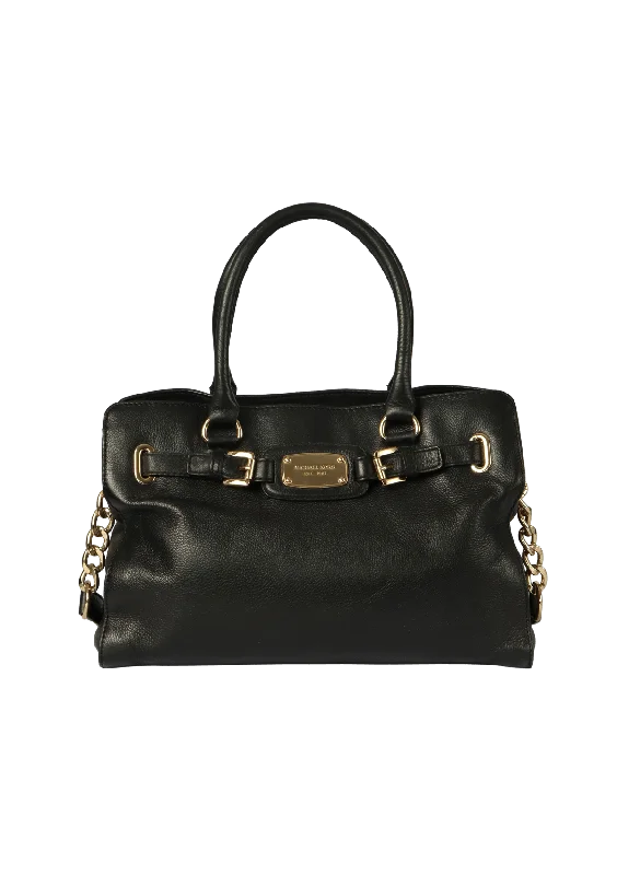 LEATHER BELTED BAG