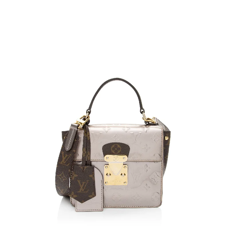 Louis Vuitton Miroir Vernis Spring Street Bitume Satchel (SHF-ptfzF0)