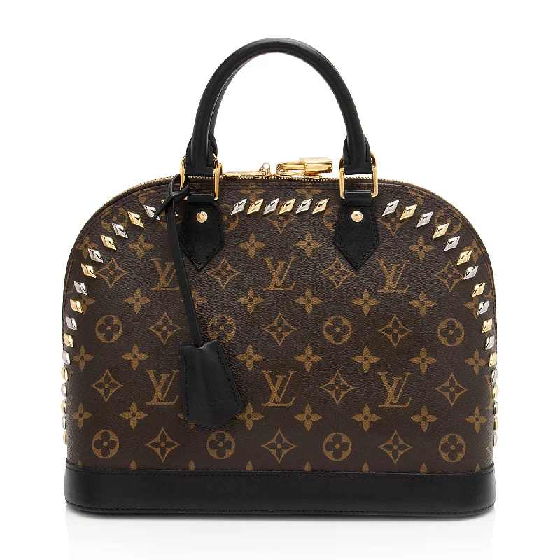 Louis Vuitton Monogram Canvas Metal Stones Alma PM Satchel (SHF-RXS9fl)