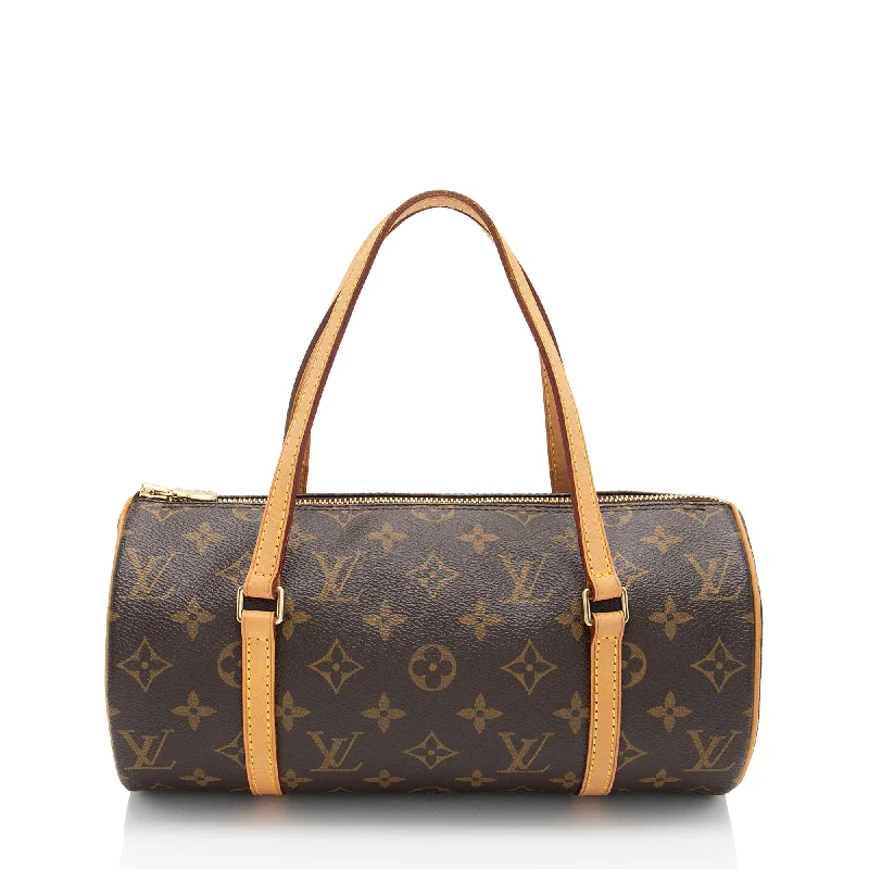 Louis Vuitton Monogram Canvas Papillon 26 Satchel (SHF-KIAxQE)