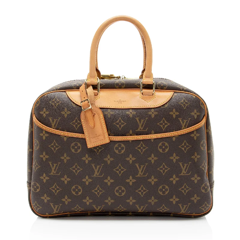 Louis Vuitton Vintage Monogram Canvas Deauville Satchel (SHF-dIho1k)